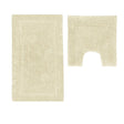 2200GSM 2 Pce Axel 100% Cotton Bath Mat Set - Plush Luxury Bathroom Mats