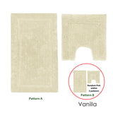 2200GSM 2 Pce Axel 100% Cotton Bath Mat Set - Plush Luxury Bathroom Mats