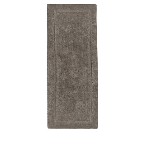 Chocolate 100 per cent cotton bath runner, 55 x 150 cm, in a solid colour design