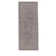 Latte 100 per cent cotton bath runner, 55 x 150 cm, in a solid colour design