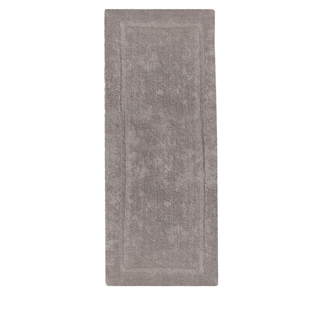 Latte 100 per cent cotton bath runner, 55 x 150 cm, in a solid colour design