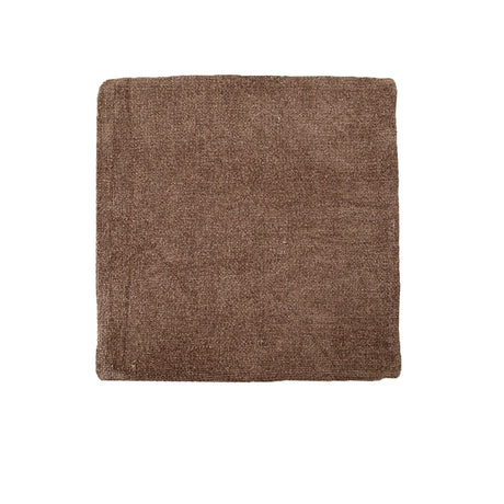 Impressions Australia Oxford Chenille Cushion Cover — Brown 45 x 45cm — Allure Home Collections