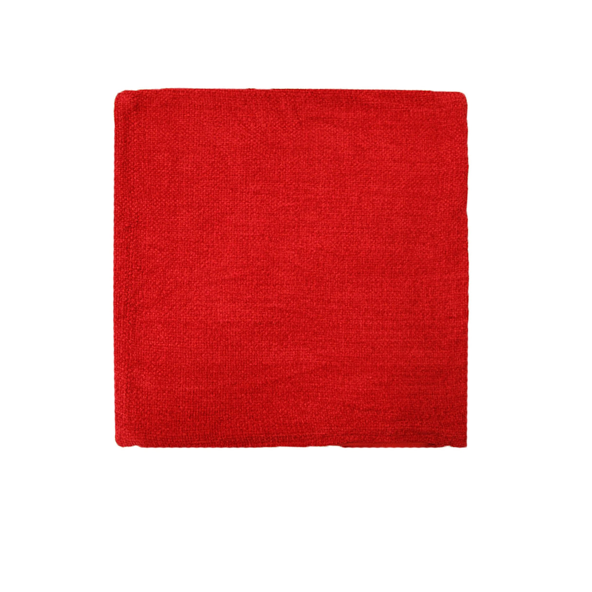 Impressions Australia Oxford Chenille Cushion Cover — Red 45 x 45cm — Allure Home Collections