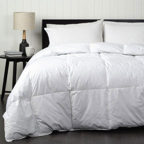 Barnsley white feather and down japara cotton quilt king
