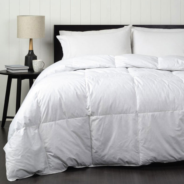 Barnsley white feather and down japara cotton quilt king
