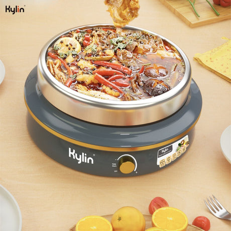 Rotary power control dial of the 1500 W electric hotpot