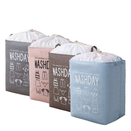 Ex-Large Collapsible Laundry Basket - Grey