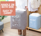 Ex-Large Collapsible Laundry Basket - Pink