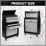 Garstang Tool Chest Trolley, 7 Drawer, Steel