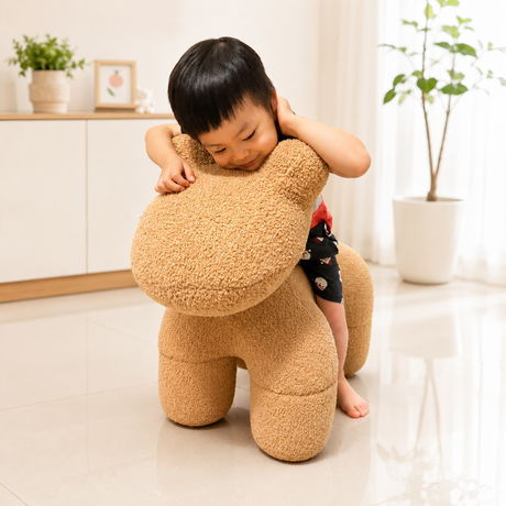 Kids Lamb Stool, Brown