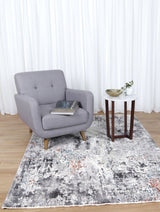 Distressed Power Loomed Floor Rug 240 x 330cm, view 3
