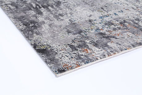 Distressed Power Loomed Floor Rug 240 x 330cm, view 4