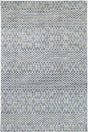 Navy tribal polyester floor rug 240x330cm