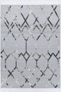 Geometric Contemporary Floor Rug, Grey 240x330cm