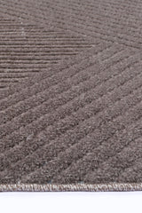 Cream beige geometric polypropylene floor rug 240x330cm