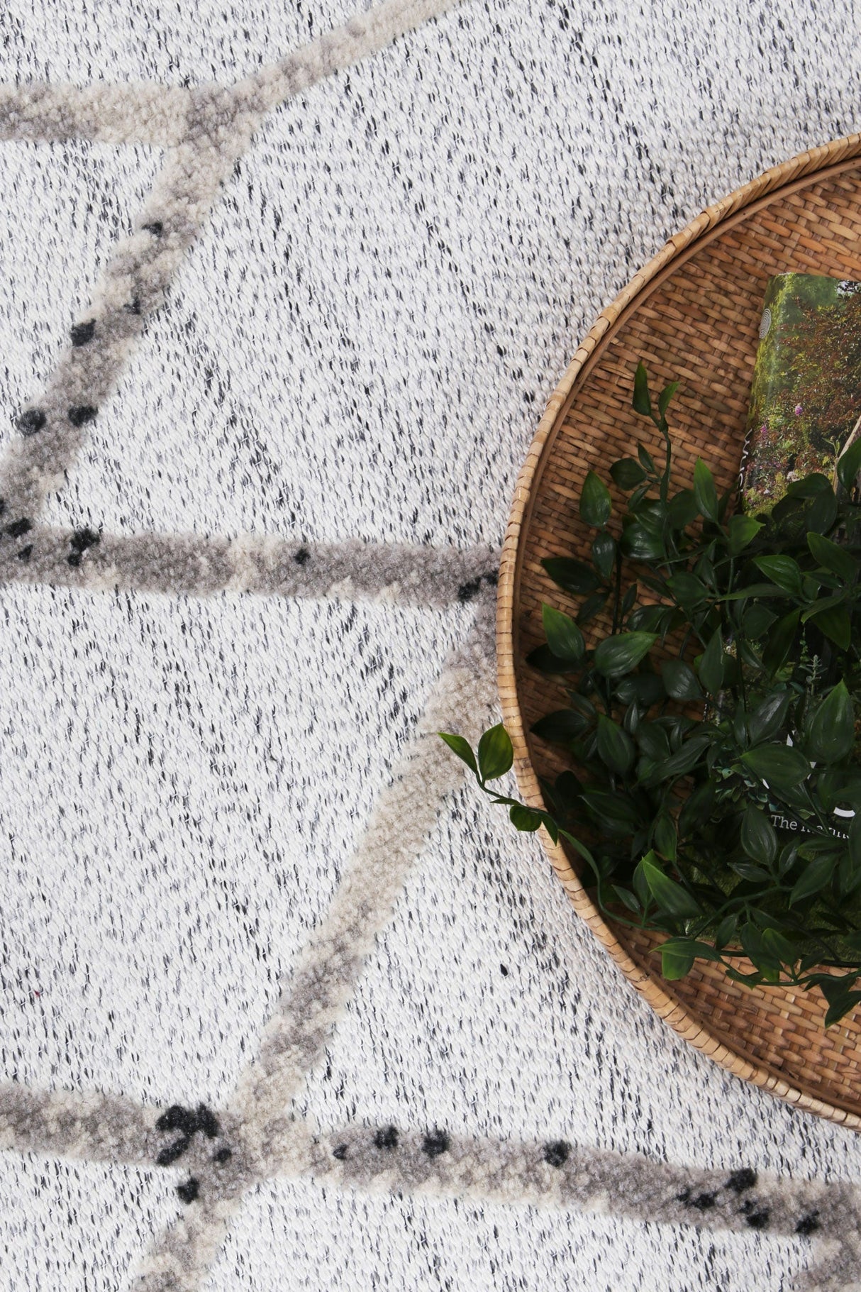 Modern Geometric Floor Rug, Cream Grey 300x400cm - view 6