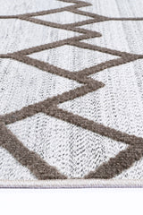 Modern Geometric Floor Rug, Cream Beige 300x400cm - view 3