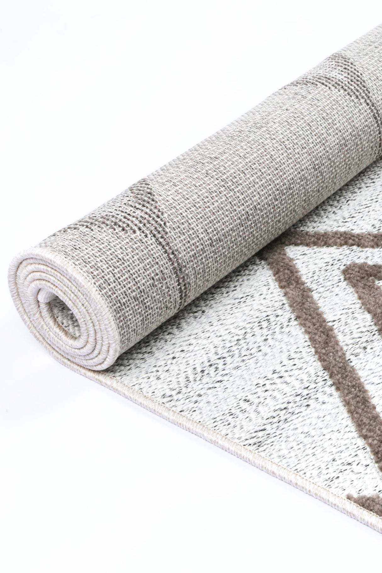 Modern Geometric Floor Rug, Cream Beige 300x400cm - view 4