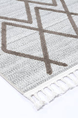 Modern Geometric Floor Rug, Cream Beige 300x400cm - view 5