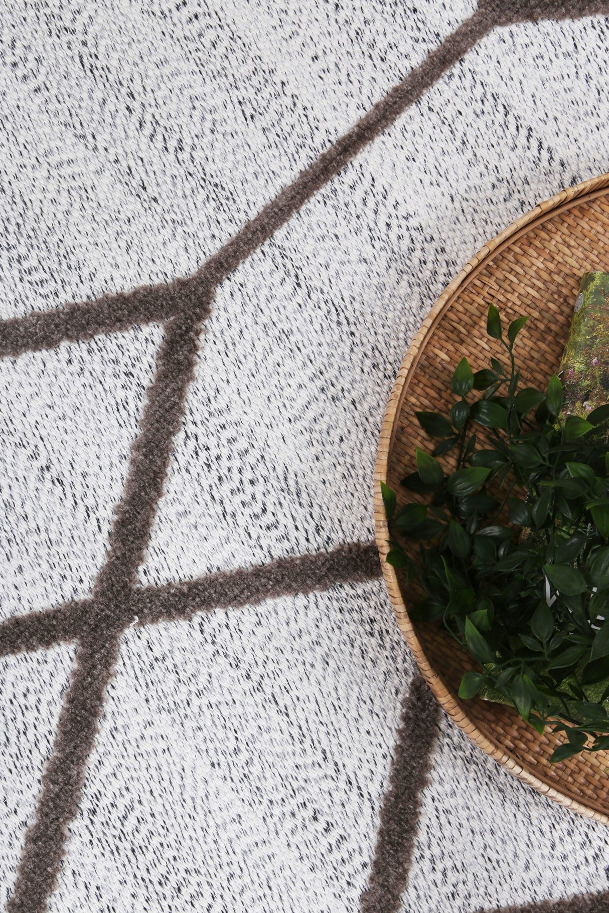 Modern Geometric Floor Rug, Cream Beige 300x400cm - view 6