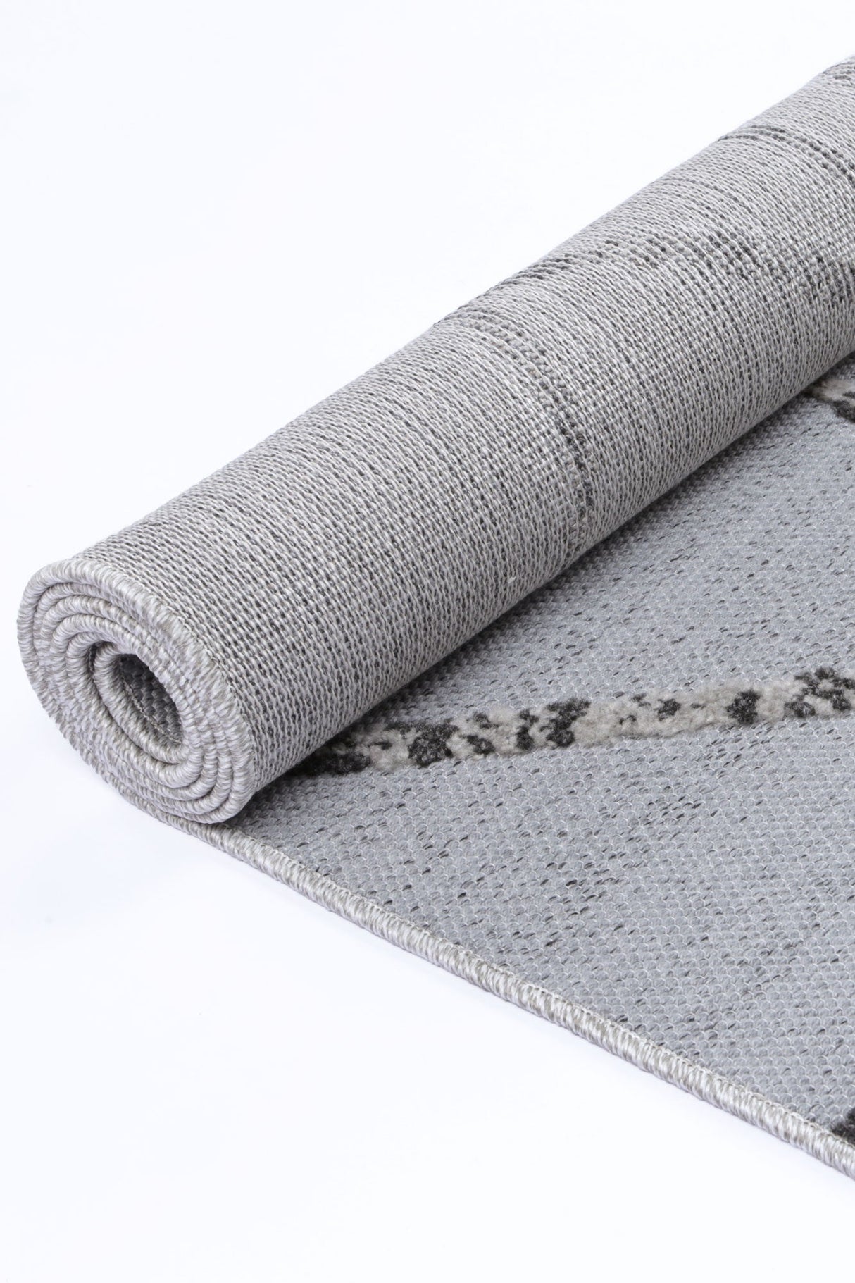 Modern Geometric Floor Rug, Grey Anthracite 300x400cm - view 4