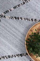 Modern Geometric Floor Rug, Grey Anthracite 300x400cm - view 6