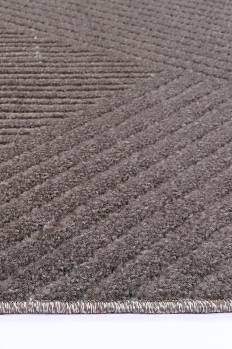 Modern Geometric Floor Rug, Cream Beige 300x400cm - view 3