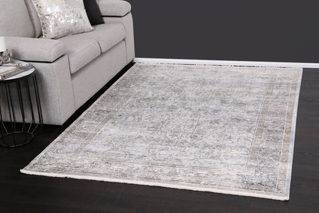 Distressed Power Loomed Floor Rug 240 x 330cm, view 7