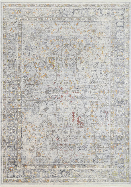 Distressed Power Loomed Floor Rug 240 x 330cm, view 2