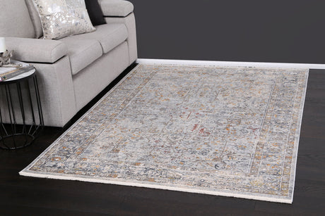 Distressed Power Loomed Floor Rug 240 x 330cm, view 3