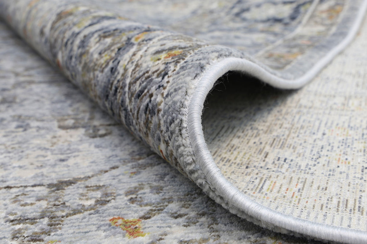 Distressed Power Loomed Floor Rug 240 x 330cm, view 4