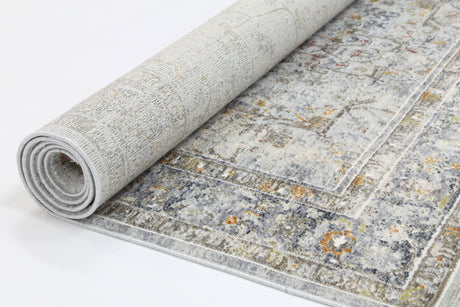Distressed Power Loomed Floor Rug 240 x 330cm, view 7