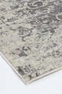 Distressed Transitional Polypropylene Floor Rug Ivory Grey 300 x 400cm