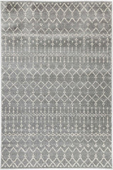 Distressed Transitional Polypropylene Floor Rug Grey Ivory 300 x 400cm, view 2