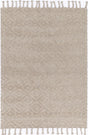 Hand tufted wool blend floor rug in ash, 200 x 290 cm