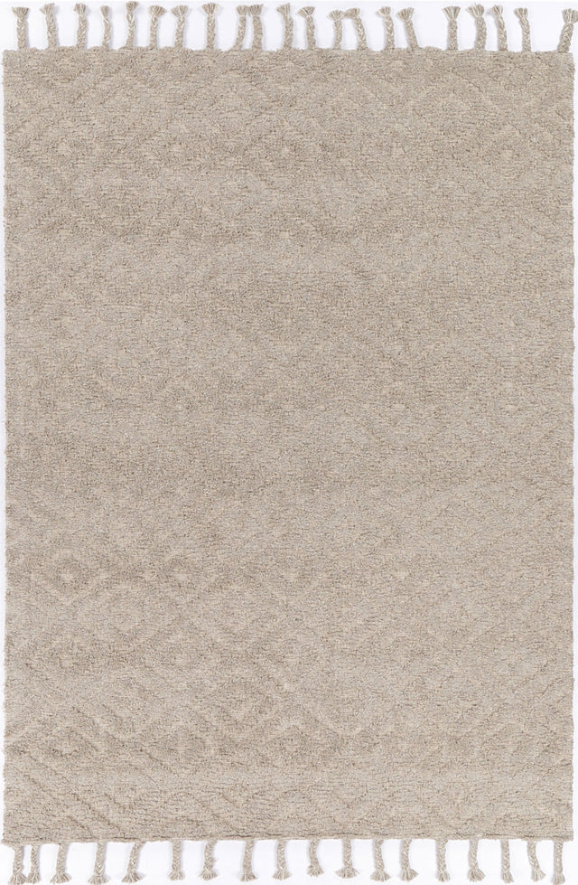Ash hand tufted wool blend floor rug 240x330cm