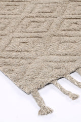 Ash hand tufted wool blend floor rug 240x330cm