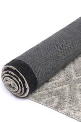 Grey hand tufted wool blend floor rug 240x330cm
