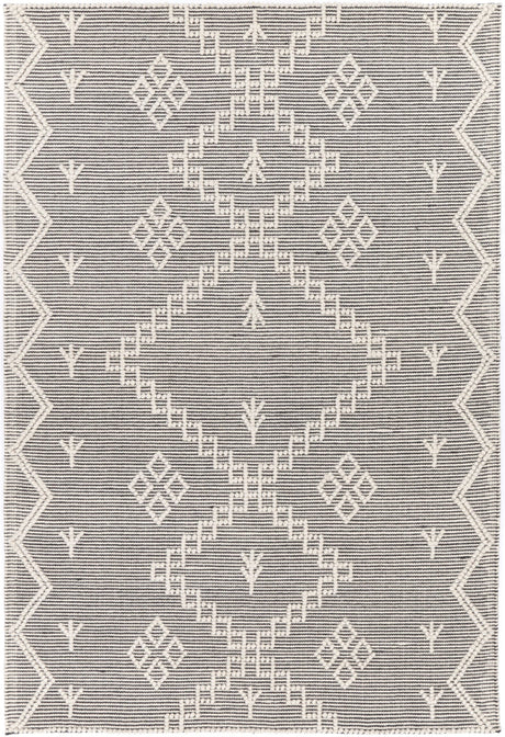 Cream hand tufted wool blend floor rug 240x330cm