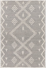 Hand Tufted Wool Blend Tribal Floor Rug, Cream 300x400cm