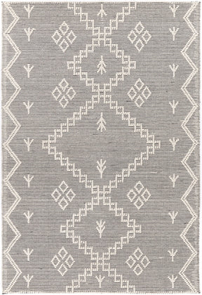 Hand Tufted Wool Blend Tribal Floor Rug, Cream 300x400cm