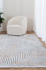 Plush polyester floor rug 280x380cm