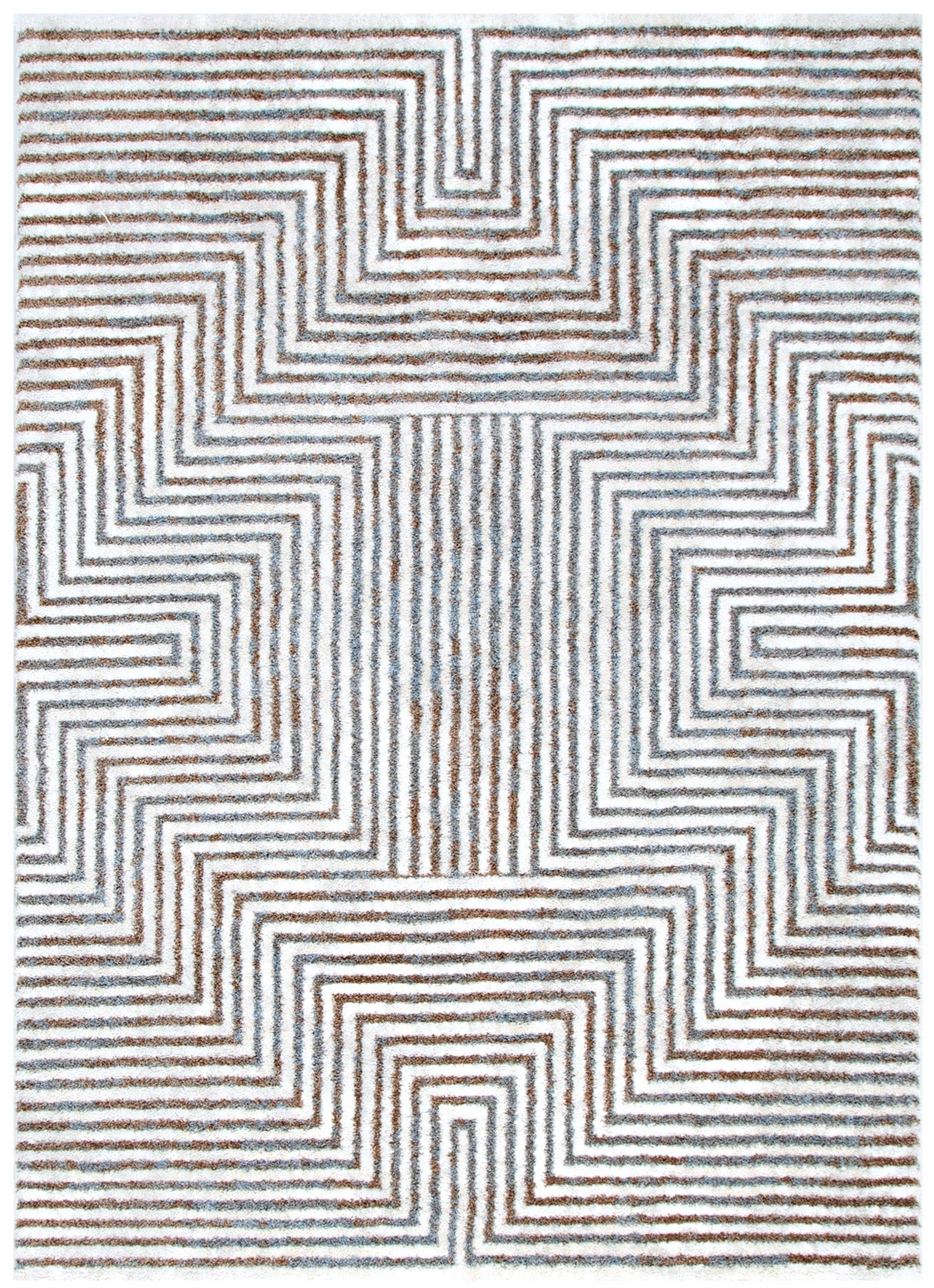 Plush polyester floor rug 280x380cm