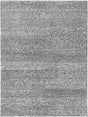 Textured wool blend floor rug in charcoal, 200 x 290 cm
