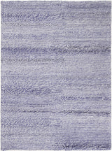 Looped Wool Blend Floor Rug, Blue 240x330cm
