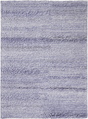 Looped Wool Blend Floor Rug, Blue 240x330cm