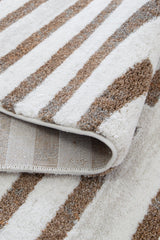 Plush woven polyester floor rug, 200x290cm