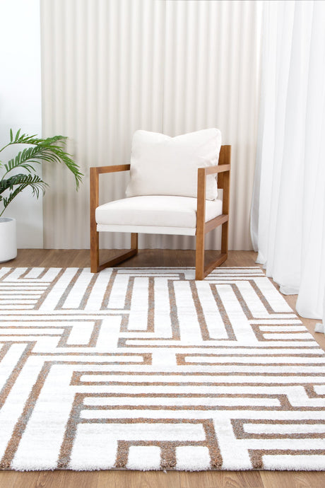 Plush woven polyester floor rug 80x300cm