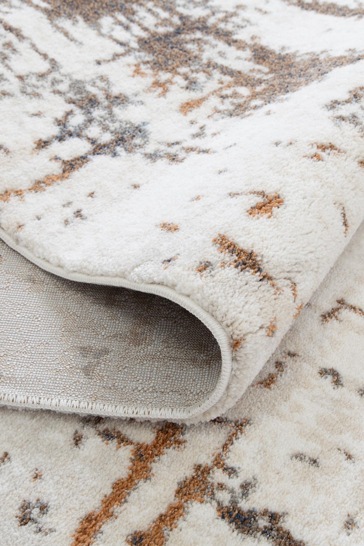 Plush woven polyester floor rug 80x300cm