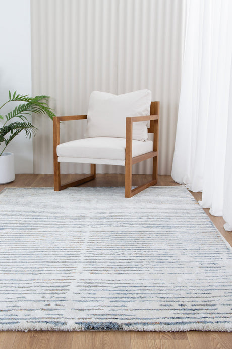 Plush woven polyester floor rug 80x300cm